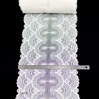 Dentelle élastique souple - 18 cm Tissus et mercerie créative – Nos sélections sans marque - 6