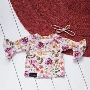 Tissu jersey coton motif soleil "English Garden" - Tons rose - Oeko-Tex ® Family Fabrics ® - 14