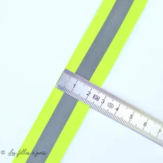 DESTOCK Fita reflectora fluorescente em gorgorão Tissus et mercerie créative – Nos sélections sans marque - 6