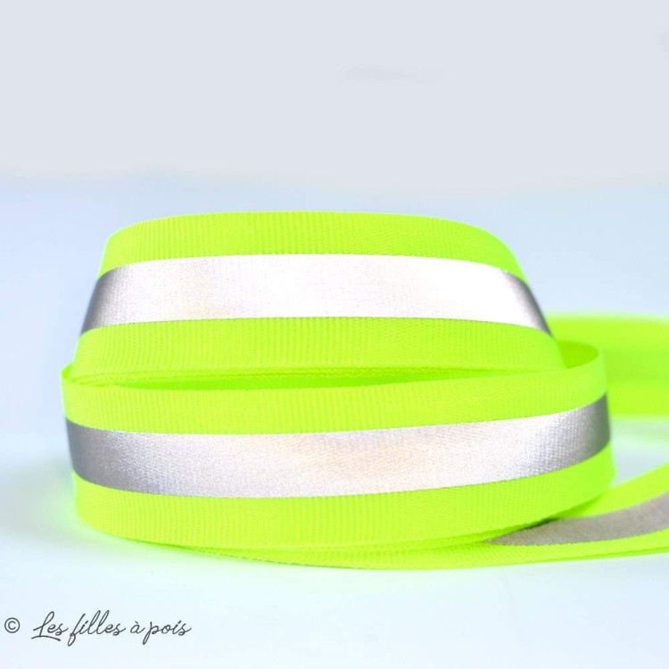DESTOCK Ruban gros grain fluorescent réfléchissant Autres marques - Tissus et mercerie - 5 DESTOCK Ruban gros grain fluorescent réfléchissant Autres marques - Tissus et mercerie - 5
