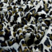 Tissu velboa effet léopard - Marron et beige Autres marques - Tissus et mercerie - 6