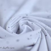 Tissu jersey coton Splitter motif tâche - Blanc et noir - Bio - Lillestoff ® Lillestoff ® - Tissus Bio - 4