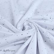 Tissu jersey coton Splitter motif tâche - Blanc et noir - Bio - Lillestoff ® Lillestoff ® - Tissus Bio - 3