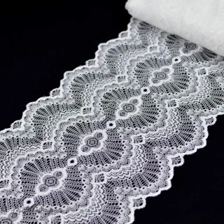 Dentelle élastique souple - 23 cm Tissus et mercerie créative – Nos sélections sans marque - 1