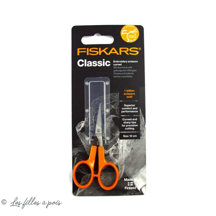 Tesoura Fiskars ® lâminas curvas de precisão - 10cm Fiskars ® - 1 Tesoura Fiskars ® lâminas curvas de precisão - 10cm Fiskars ® - 1