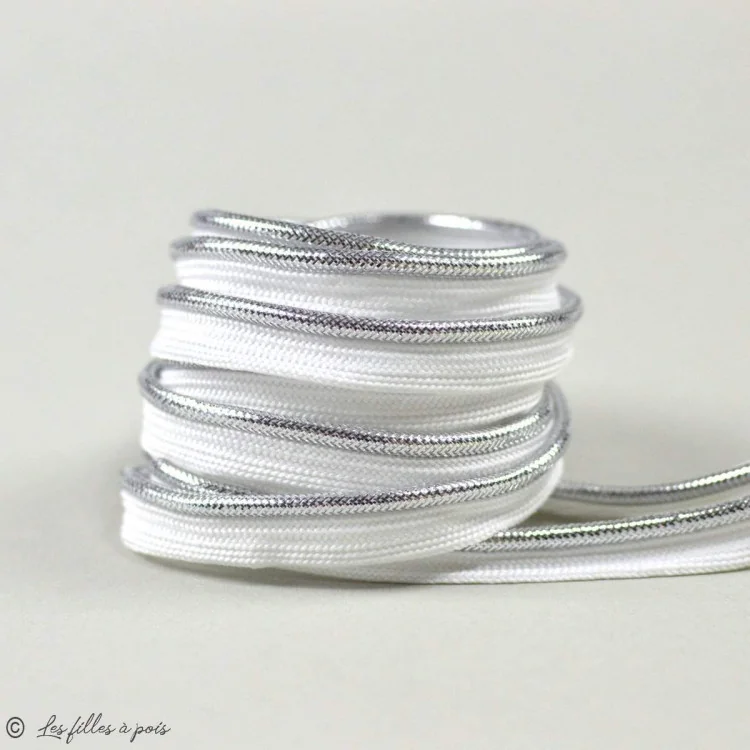 Passepoil satiné lamé - 10mm - 1