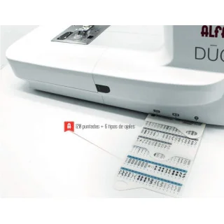 Máquina de coser y bordar ALPHA DUO - ALFA Alfa : machines à coudre accessibles et performantes - 5
