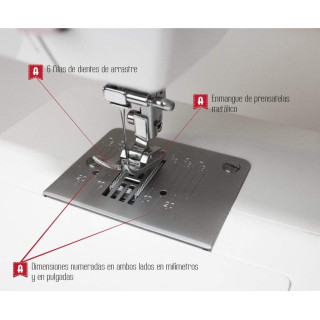 Machine a coudre PRACTIK 7 - ALFA ALFA ® - Machines à coudre, à broder, à recouvrir et à surjeter - 10