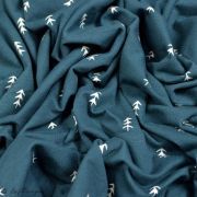 Tissu jersey motif sapin "Fusion Foresta" - Vert et blanc - Oekotex ® - AGF ® Art Gallery Fabrics ® - Tissus - 3