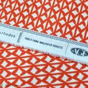 Tissu popeline de coton motif géométrique "Trinkets Fusion" - Rouge et écru - AGF ® Art Gallery Fabrics ® - Tissus - 10