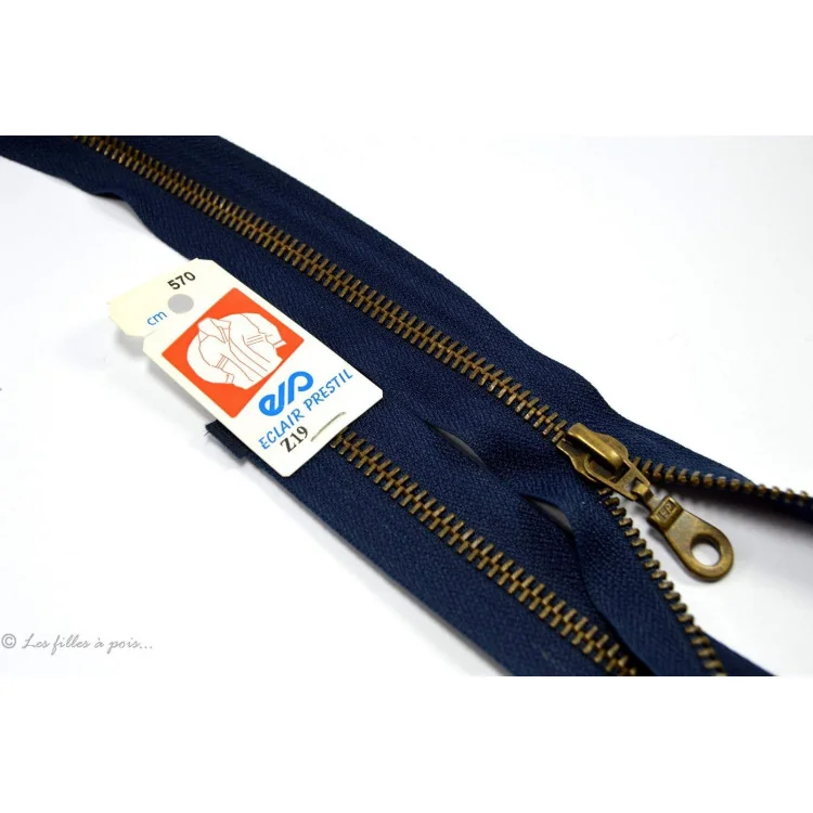 Fermeture éclair longue – Maille laiton – Oeko-Tex – 50 à 80 cm Fermetures éclair Prym : qualité et fiabilité couture - 5