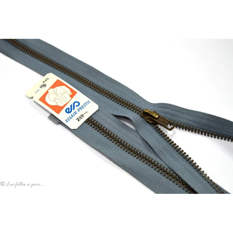 Fermeture éclair longue – Maille laiton – Oeko-Tex – 50 à 80 cm Fermetures éclair Prym : qualité et fiabilité couture - 6