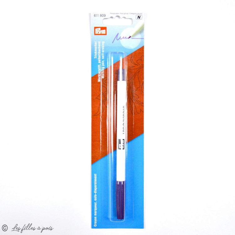 CRAYON MARQUEUR EFFACABLE À L'AIR BLEU PRYM