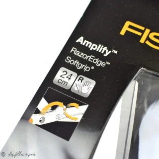 Tesoura de precisão Fiskars Amplify ™ de 15 a 24 cm Fiskars : ciseaux couture, cutters rotatifs et outils créatifs - 4