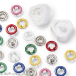 Assortiment de boutons pression jersey - 8mm - 6 couleurs - Prym Prym ® - Mercerie - 3