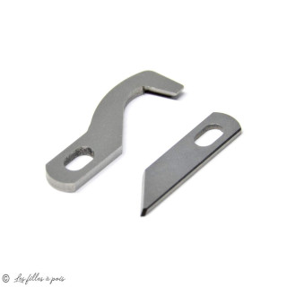 Jeu de couteaux inférieur et supérieur Surjeteuse BROTHER 3034D -M343D Brother ® - 1