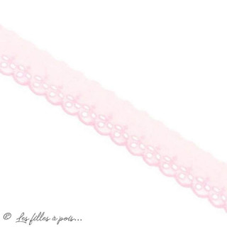 Broderie anglaise coton petites fleurs - 30mm  - 10