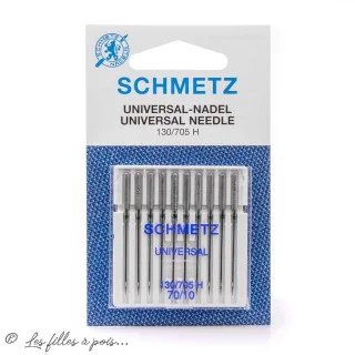 Aiguilles universelles machine à coudre - boite de 10 - Schmetz Schmetz : aiguilles pour machines à coudre, broder et surjeter -
