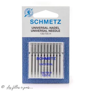 Aiguilles universelles machine à coudre - boite de 10 - Schmetz Schmetz : aiguilles pour machines à coudre, broder et surjeter -