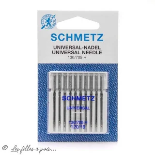Aiguilles universelles machine à coudre - boite de 10 - Schmetz Schmetz : aiguilles pour machines à coudre, broder et surjeter -