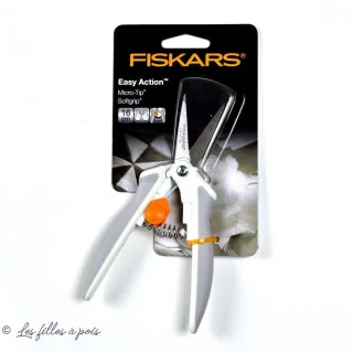 Ciseaux Fiskars Easy Action SoftGrip – 13 cm – Micro-Tip – Ambidextres Fiskars : ciseaux couture, cutters rotatifs et outils cré