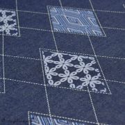 Tissu coton denim  motif losange "Denim Prints" - Bleu jean - Oekotex ® - AGF ® Art Gallery Fabrics ® - Tissus - 2