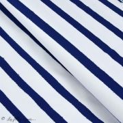 Tissu jersey motif rayures "Stripes" - Oekotex - AGF ® Art Gallery Fabrics ® - Tissus - 9