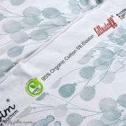 Tissu jersey coton motif animaux volant "Fliegende Tiere" - Blanc et bleu - Bio - Lillestoff ® Lillestoff ® - Tissus Bio - 6