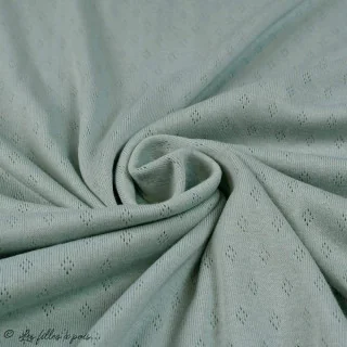 Tecido de jersey com ponto de bainha "Pointelle" - certificação Oeko-Tex ® Autres marques - Tissus et mercerie - 39