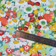 Tissu popeline de coton motif fleurs "Lavish" esprit Liberty - Multicolore - Oekotex - AGF ® Art Gallery Fabrics ® - Tissus - 5