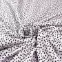 Tissu jersey coton motif pois grain de chocolat "Choc Seed" - Rosé et noir - Bio - Lillestoff ® Lillestoff ® - Tissus Bio - 3