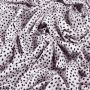 Tissu jersey coton motif pois grain de chocolat "Choc Seed" - Rosé et noir - Bio - Lillestoff ® Lillestoff ® - Tissus Bio - 4