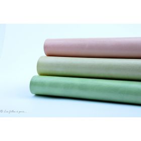 Coupons simili cuir - Vieilli - Rose, crème et vert menthe - Lot de 3 Autres marques - 1