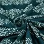 Tissu jersey motif fleur "Dare" - Vert et blanc - Oekotex - AGF ® Art Gallery Fabrics ® - Tissus - 2