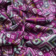 Tissu coton motif losanges "Mystical Land" - Tons roses et violets - Oekotex ® - AGF ® Art Gallery Fabrics ® - Tissus - 5