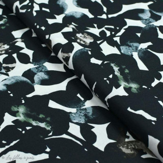 Tissu coton motif fleurs "In Bloom" - Oekotex ® - Cotton and steel ® Cotton + Steel Fabrics ® - Tissus - 1