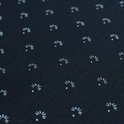 Tissu popeline de coton motif géométrique "Capsules Pacha" - Noir et blanc - Oekotex ® - AGF ® Art Gallery Fabrics ® - Tissus - 