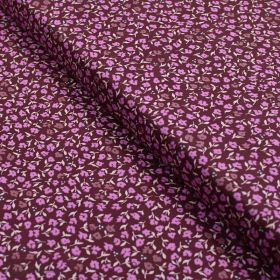 Tissu popeline de coton motif fleurs "Mayfair" de Amy Sinibaldi - Pourpre - Oekotex - AGF ® Art Gallery Fabrics ® - Tissus - 1