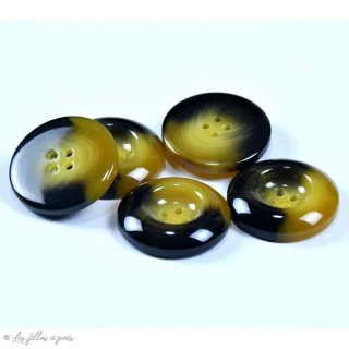 Bouton polyester 4 trous - Rond Tissus et mercerie créative – Nos sélections sans marque - 5