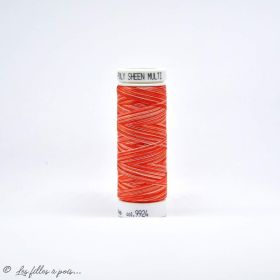 Fil à broder multicolore Polysheen 200m - Mettler ® - orange 9924 METTLER ® - Fils à coudre et à broder - 1