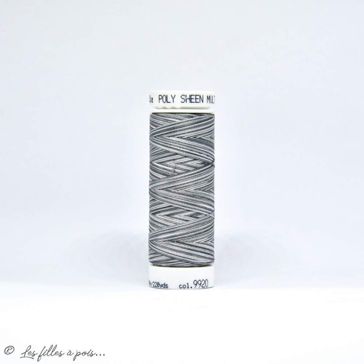 à broder Hilo multicolor Polysheen 200m - Mettler ® - gris 9920 METTLER ® - Fils à coudre et à broder - 1 à broder Hilo multicolor Polysheen 200m - Mettler ® - gris 9920 METTLER ® - Fils à coudre et à broder - 1