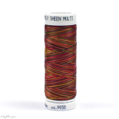 Fil à broder multicolore Polysheen 200m - Mettler ® - rouge 9938 METTLER ® - Fils à coudre et à broder - 1
