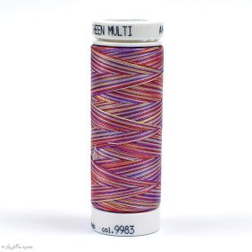 Fil à broder multicolore Polysheen 200m - Mettler ® - violet 9983 METTLER ® - Fils à coudre et à broder - 1