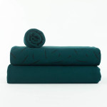 Tissu french terry coton "STRIKES" motif traits - Vert Ponderosa -  Oeko-Tex ® - See You At Six ® See You At Six ® - Tissus Oeko