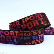 Elastique caleçon boxer "Rider" - Noir et Multicolore - 35mm