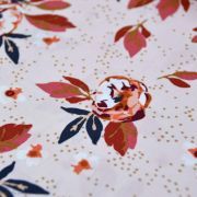 Tissu coton motif fleurs "Homebody" - Rose et terracotta - Oekotex - AGF ® Art Gallery Fabrics ® - Tissus - 2