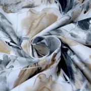 Tissu coton motif géométrique "Metallic" - Doré et argenté - Oekotex - 3 Wishes Fabrics ® 3 Wishes Fabrics ® - 2