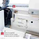 Recouvreuse 4 fils COVER Style 8709 - ALFA ALFA ® - Machines à coudre, à broder, à recouvrir et à surjeter - 5