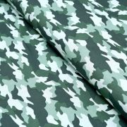 Tissu coton motif Armée "Lichen" - Vert - Oeko-Tex ® Autres marques - Tissus et mercerie - 1