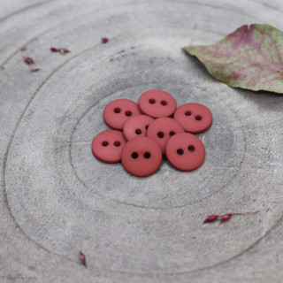 Bouton classic mat - Terracotta - Atelier brunette ® Atelier BRUNETTE ® - Tissus et mercerie - 1